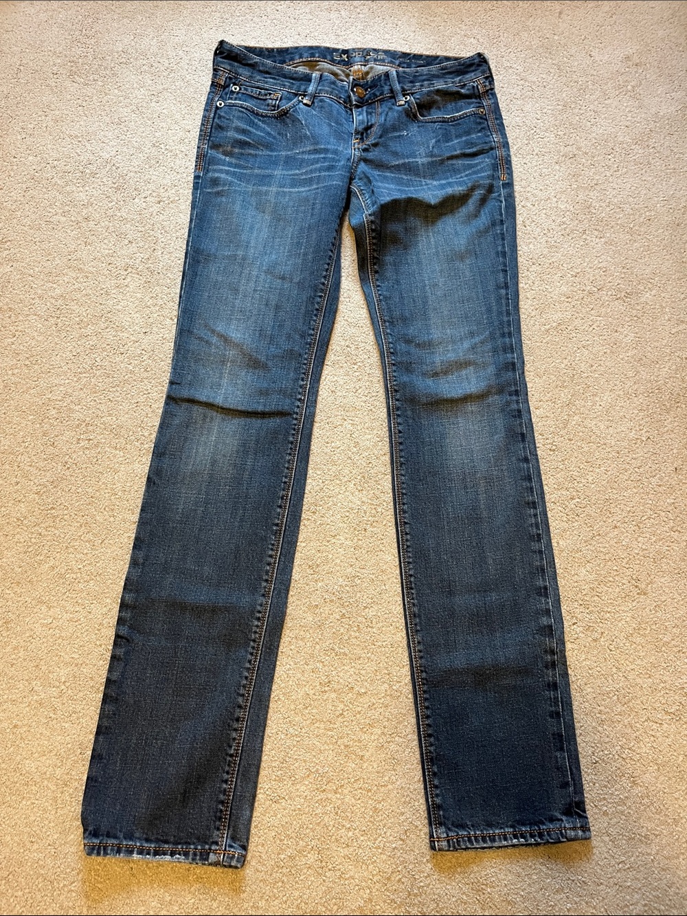 Express 4 Zelda Straight Leg/Skinny Jeans